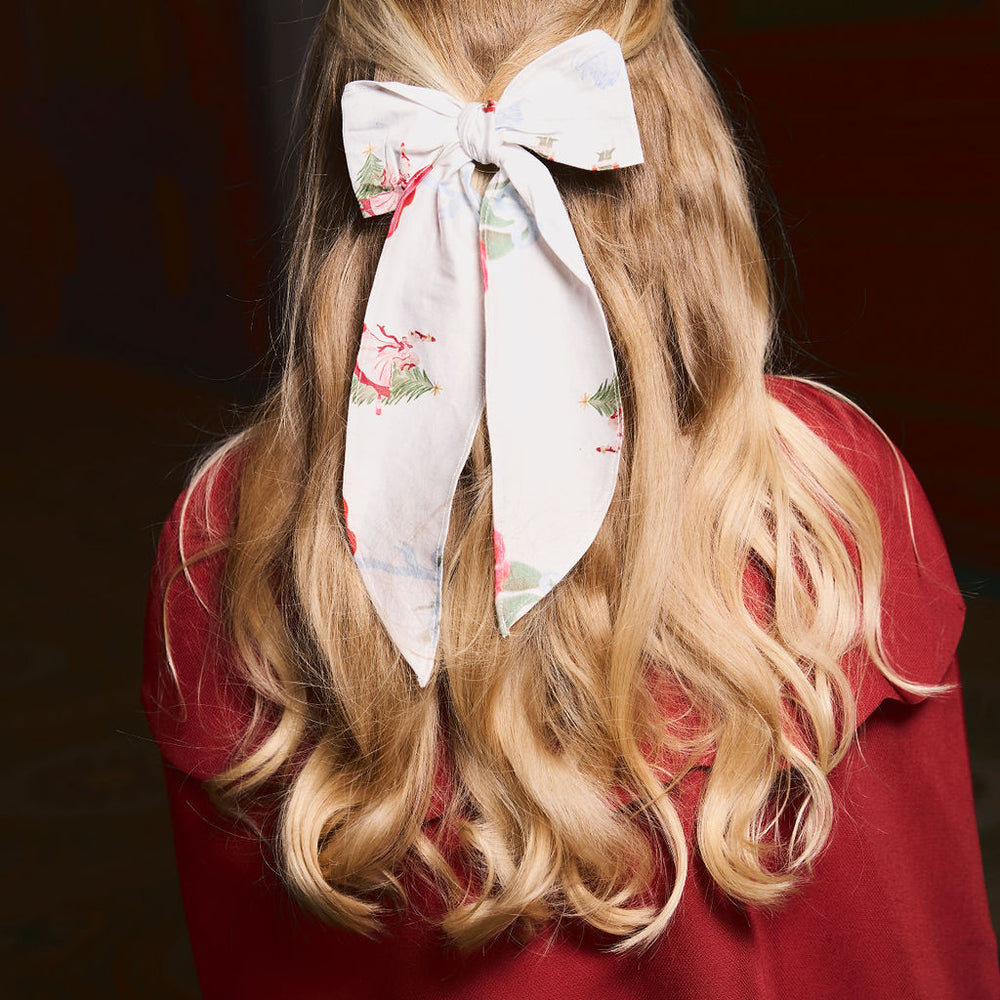 Nutcracker Garden Hair Bow