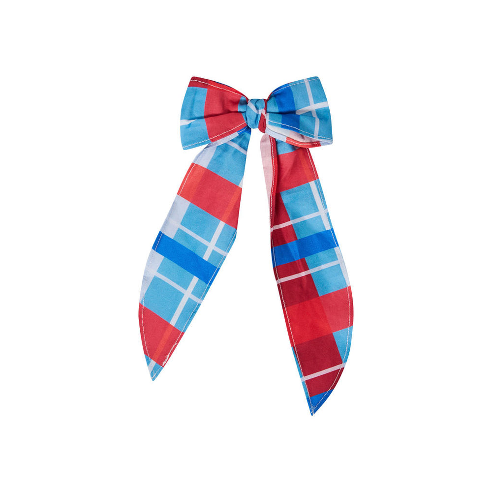 Holiday Plaid Hair Bow